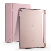 iPad Pro 10.5 (7.Nesil) Kılıf Tri Folding Kalem Bölmeli Standlı Kılıf - 8