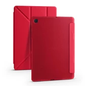 Samsung Galaxy Tab S6 Lite P610 Kılıf Tri Folding Kalem Bölmeli Standlı Kılıf thumbnail 8