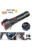 Gold Orion Full Metal Tasarım Çakarlı Zomlu 26650 8800mah Li-ion Bataryaya Sahip El Feneri - 7