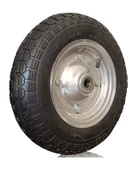 Rulmanlı Şişme Teker - Galvanizli Jant Havalı El Arabası Tekeri 3,50X7 thumbnail 2