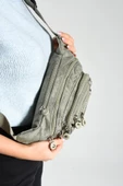 Unisex Bel Çantası Free Bag Klinkır Kumaş Hafif Yağmur Geçirmez Kumaş Çok Cepli - 10