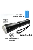 lityum pilli enerji tasaruflu full metal tasarım yağmur suyu geçirmez - 2