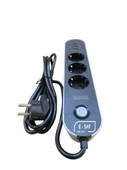 SHOWMAX 4628 3 LÜ 2 MT 2 USB 1 TYPE C GİRİŞLİ TERMAL AKIM KORUMALI GRUP PRİZ - 2