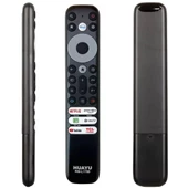 Huayu Tcl RM-L1768 RC902V RMR1 Netflix Prime Video Guard Media Youtube Tuşlu Ses Komutsuz Lcd Led Tv Kumandası - 1