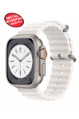 Ultra 2 Akıllı Saat Çelik Kordon Hediyeli Gri Kasa 49mm Nfc Bildirim Sesli Arama Özellikli LG68 - 8