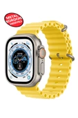 Ultra 2 Akıllı Saat Çelik Kordon Hediyeli Gri Kasa 49mm Nfc Bildirim Sesli Arama Özellikli LG68 - 12