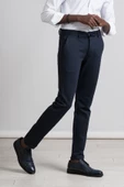 Perpant Slimfit Beli Lastikli Ve İplikli Kışlık Kumaş Likralı Jogger Pantolon - 2