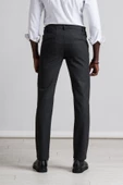 Perpant Slimfit Bitik Kareli Beli Lastikli Ve İplikli Kışlık Kumaş Jogger Pantolon - 8