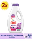 Omo Sıvı Çamaşır Deterjanı Active Fresh Cold Power Renkliler 1690 ml X 2 Adet - 1