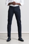Perpant Slimfit Beli Lastikli Ve İplikli Kışlık Kumaş Likralı Jogger Pantolon - 3