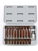 Rico Torx Otomotiv Bits Set Kaplamalı 19 Parça Orjinal Delikli 005-KK0003 thumbnail 1