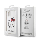 Apple iPhone 15 Kılıf Hello Kitty Orjinal Lisanslı Yazı ve İkonik Logolu Kitty Head Kapak thumbnail 10