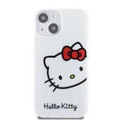 Apple iPhone 15 Kılıf Hello Kitty Orjinal Lisanslı Yazı ve İkonik Logolu Kitty Head Kapak thumbnail 5