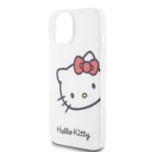 Apple iPhone 15 Kılıf Hello Kitty Orjinal Lisanslı Yazı ve İkonik Logolu Kitty Head Kapak thumbnail 8