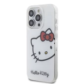 Apple iPhone 15 Pro Kılıf Hello Kitty Orjinal Lisanslı Yazı ve İkonik Logolu Kitty Head Kapak - 11