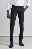 Perpant Armürlü Slimfit Kışlık Kumaş Pantolon - 12