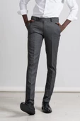 Perpant Armürlü Slimfit Kışlık Kumaş Pantolon - 1