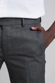 Perpant Armürlü Slimfit Kışlık Kumaş Pantolon - 5