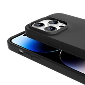 Apple iPhone 14 Pro Kılıf Magsafe Şarj Özellikli Sıvı Teknolojili Silinebilir Sert Zore Kivi Kapak - 5