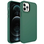 Apple iPhone 14 Pro Kılıf Metal Çerçeve ve Buton Tasarımlı Sert  Botox Kapak - 3