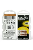 Duracell -Duracell 312 Pil 6lı İşitme Cihazı Pili 10 PAKET. - 2