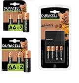 Duracell Cef 14 Şarj Cihazı ve Şarj Edilebilir 2 Adet 750 Mah Aaa 6 Adet 1300 Mah Aa Şarj Edilebilir Pil - 1