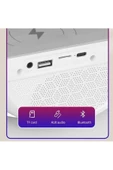 Bluetooth Hoparlör Taşınabilir Kablosuz Hızlı Şarj İstasyonu Standı Rgb Led Renkli Ses Bombası 15W - 4