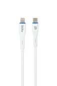 TYPE-C Lightning Beyaz Hızlı Şarj Data Kablosu 27W 1.2m BA-01 27w - 2