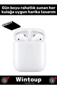 Meizu/general Mobile Tüm Modellerle Uyumlu 2.nesil A Kalite Beyaz Bluetooth Kablosuz Kulaklık - 3