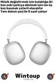 Poco M3 Pro Uyumlu 5.2 Bluetooth Anc Dokunmatik Toza Dayanıklı P9 Kablosuz Kulaklık - 2