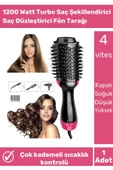 One Step Profesyonel 1200 Watt Turbo Saç Şekillendirici Saç Düzleştirici Fön Tarağı - 1