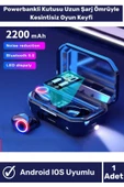 Gaming Oyuncu Kulaklığı Enc Mod Aktif Ios Android Tüm Telefonlara Uyumlu Bluetooth Kulaklık - 1