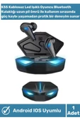 K55 Işıklı Mikrofonlu Kablosuz Gaming Bluetooth Oyuncu Pubg Kulaklığı Tws Kulak İçi - 1