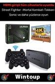 Gaming Atari 2.4g Uyumlu Kablosuz Çift Kol Atari Retro 3500 Oyun Game Stick - 2