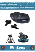 K55 Işıklı Mikrofonlu Kablosuz Gaming Bluetooth Oyuncu Pubg Kulaklığı Tws Kulak İçi - 2