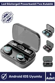Earbuds Kulak İçi Powerbank Kutulu Kablosuz Wireless Bluetooth M10 Kulaklık thumbnail 1