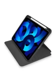 iPad 10.2 İnç (9.nesil) 360° Uyumlu Dönebilen Standlı Kalemlikli Kılıf - 7