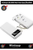 20.000 Mah Dijital Göstegeli Fenerli Powerbank Wintoup - 1