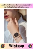 Samsung Galaxy Uyumlu Kadın Smart Watch G9 Mini Flamingo Bileklik Hediyeli thumbnail 2