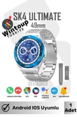 Samsung Uyumlu Watch Classic Sk4 Ultimate 49mm 1.45' Tam Ekran Gps/nfc/sesli Asistan Akıllı Saat - 1