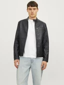 Jack Jones Dylan Pu Bıker Erkek Ceket 12261196 - 4