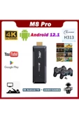 M8 Premium Video Game Console 4K HD 2.4G Wireless Controller TV Game Stick - 2