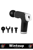 Mini Professional Massage Gun and Massager with 4 Heads Gun Fascial Massage Gun - 3