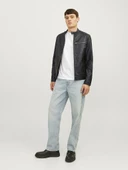 Jack Jones Dylan Pu Bıker Erkek Ceket 12261196 - 5