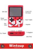 Çift Kol 400 Nostalji Oyunlu Mini Atari Gameboy gamebox Oyun Konsolu - 2