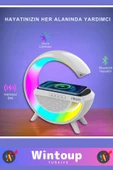 Kablosuz Şarjlı Bluetooth Hoparlör Wireless 7 Renk Göstergeli - 2