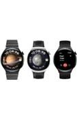 Android IOS Uyumlu 3 Kordonlu AMOLED Ekran Kadın Erkek Akıllı Saat Smart Watch - 2