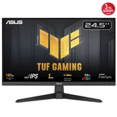 ASUS 24.5" IPS TUF GAMING VG259Q3A 1MS 180Hz HDMI Gaming Monitör (1920 X 1080) thumbnail 1