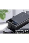 Taşınabilir Powerbank 50.000 mAh 4 Girişli Hızlı Şarj Led Göstergeli Fenerli Şarj Güç Bankası - 2