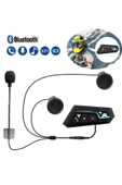 Motosiklet Mikrofonu Uyumlu Bluetooth 5.0 Kulaklık Bluetooth Interkom Kask Kulaklığı - 1